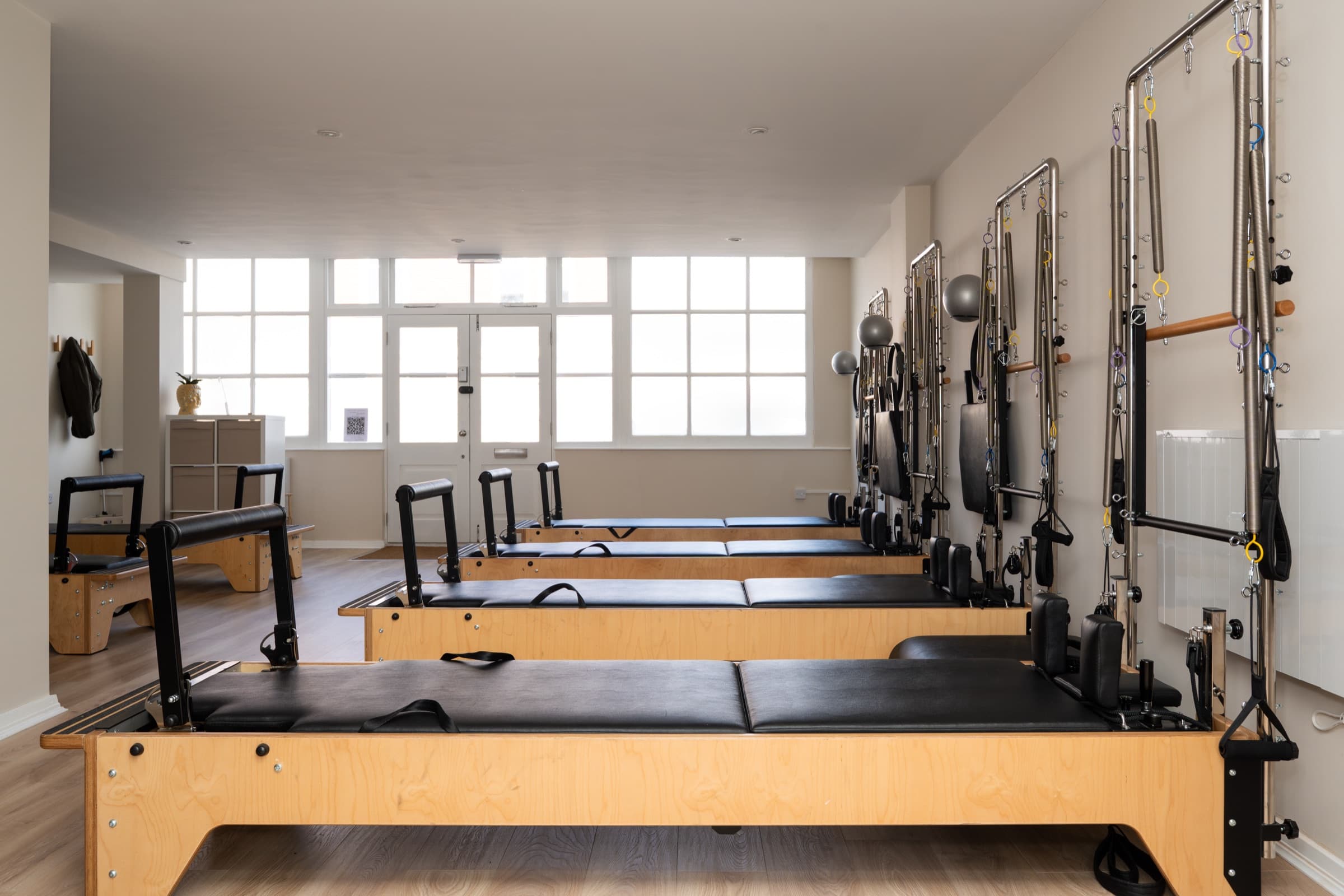 Reformer studio in Poole used for apparatus teacher training